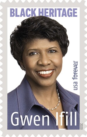 U.S. Postal Service Issuing Gwen Ifill Black Heritage Forever Stamp Jan. 30