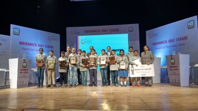 The inaugural champions of the Indiannica Quiz League