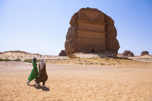 Saudi Arabia’s ancient UNESCO heritage site Madain Saleh will open to tourists for the first time in 2020 (PRNewsfoto/SCTH/ Visit Saudi)