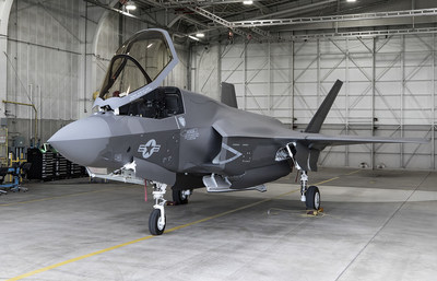 An F-35B for the United States Marine Corps at Lockheed Martin's production facility in Fort Worth, Texas – the 134th F-35 delivered in 2019.