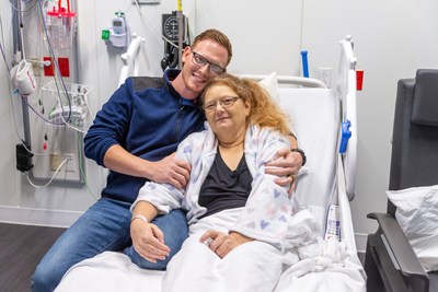 Tyler Arthur was a perfect match and donated a portion of his liver to his mother, Mary Arthur.