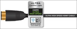 New Ultra High Speed HDMI® Cable Certification Program Assures Support For All HDMI 2.1 Features Including 8K