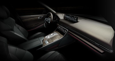 Genesis’ first SUV – the all-new GV80, luxurious interior image.