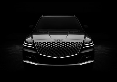 Genesis’ first SUV – the all-new GV80, frontal image.