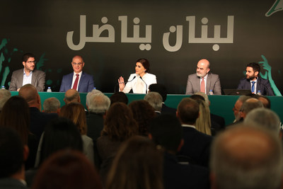MP Sethrida Geagea during the Smart Forest conference on the 4th of December 2019