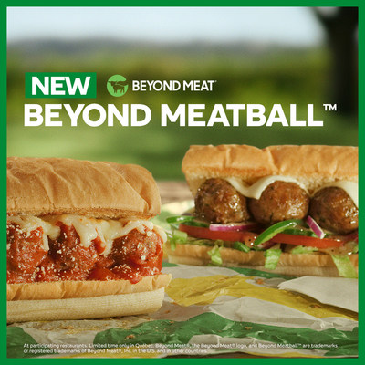 The NEW Beyond Meatball™ subs (CNW Group/SUBWAY Canada)