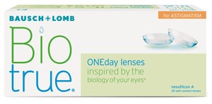 Bausch + Lomb Launches Expanded Parameters for Biotrue® ONEday for Astigmatism Daily Disposable Contact Lenses