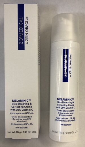 Advisory - Health Canada seized two unauthorized ZO Medical skin-whitening creams from  Toronto Dermatology Centre in North York, Ontario, because they may pose serious health risks