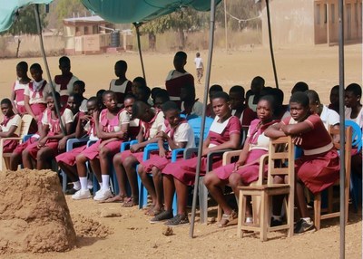 Students of the Girls Model School in Nabdam District, Upper East Region, Ghana.