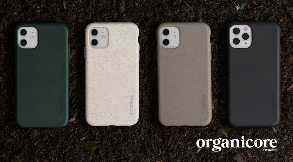 Incipio Organicore Collection of 100% Compostable Cases for iPhone 11, iPhone 11 Pro and iPhone 11 Pro Max
