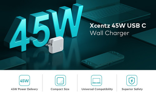 Xcentz 45W USB C PD Wall Charger