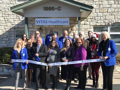 VITAS Healthcare celebrated the opening of its new office in San Marcos with a ribbon-cutting ceremony held on Thursday, December 19, 2019. The opening marks the company's second office in the greater San Antonio region.