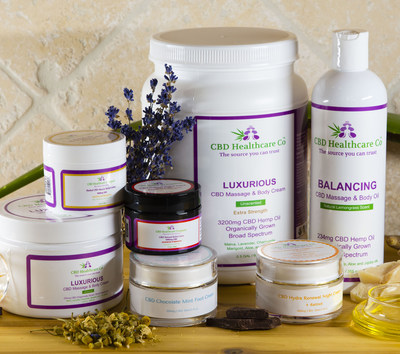 CBD Healthcare Company Launches Professional Line of Topical Products with Higher Concentrations of CBD and Transparent Third-Party Testing