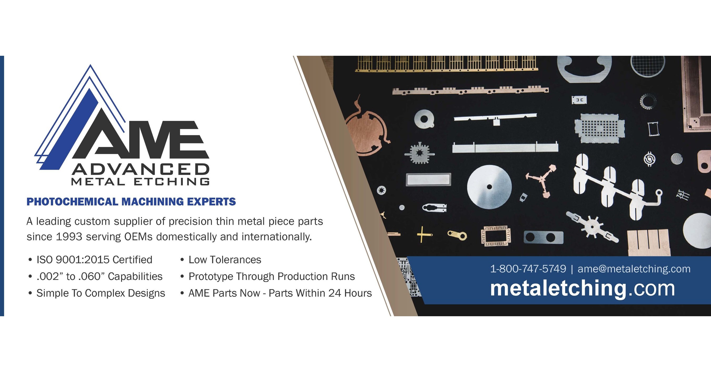 Advanced Metal Etching Launches Aluminum Etching Services