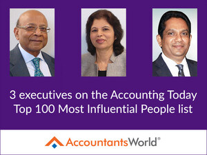 Three AccountantsWorld Executives Named In Top 100 Most Influential People List