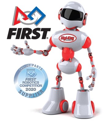 Digi-Key Electronics is a Diamond-Level Sponsor of the 2020 FIRST® Robotics Competition and a leading kit of parts supplier for nearly 4,000 participating teams around the world.
