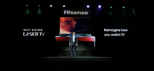 Hisense Releases Self-Rising Laser TV at CES 2020