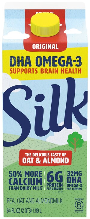 Silk® Introduces New DHA Omega-3 Plant-Based Beverage
