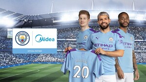 ФК "Манчестер-Сити" сообщил о начале глобального партнерства с мировым гигантом бытовой техники Midea