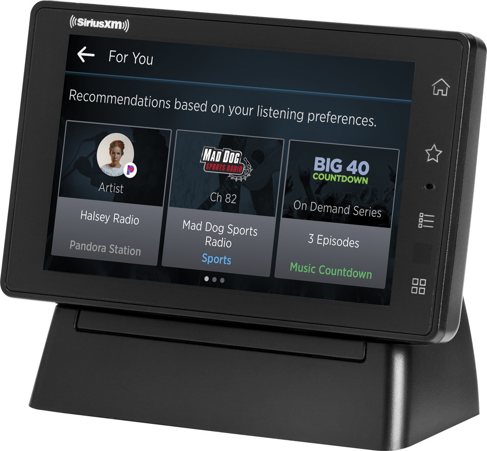 Using SiriusXM with 360L functionality, SiriusXM Tour delivers personalized "For You" recommendations based on listening history and preferences