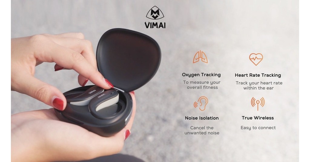 VPowerbuds, Advanced Heart Rate & Oxygen Tracking TWS Earbuds