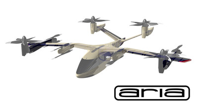 A rendering of Hyundai Motor&rsquo;s SA-1 Personal Air Vehicle, designed and built by Aria Group for Hyundai and Uber Elevate.