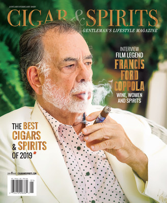 Cigar & Spirits Magazine Francis Ford Coppola Cover–Interview January / February 2020