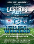 Global Sports Management Announces The NFL Alumni Legends Party