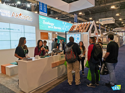 Argrace's booth in CES 2020