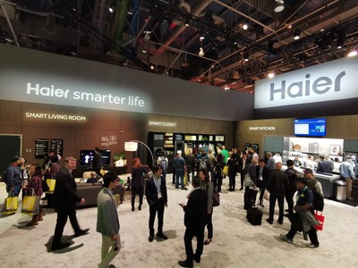 Haier define o future das casas inteligentes na CES 2020 (PRNewsfoto/Haier Smart Home)