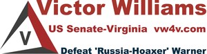 Virginia's Scott Taylor Ends Senate Race; Remaining Candidate Victor Williams Questions Mark Warner's Fitness to Serve in Senate, on the Intelligence Committee, or with the Gang of Eight