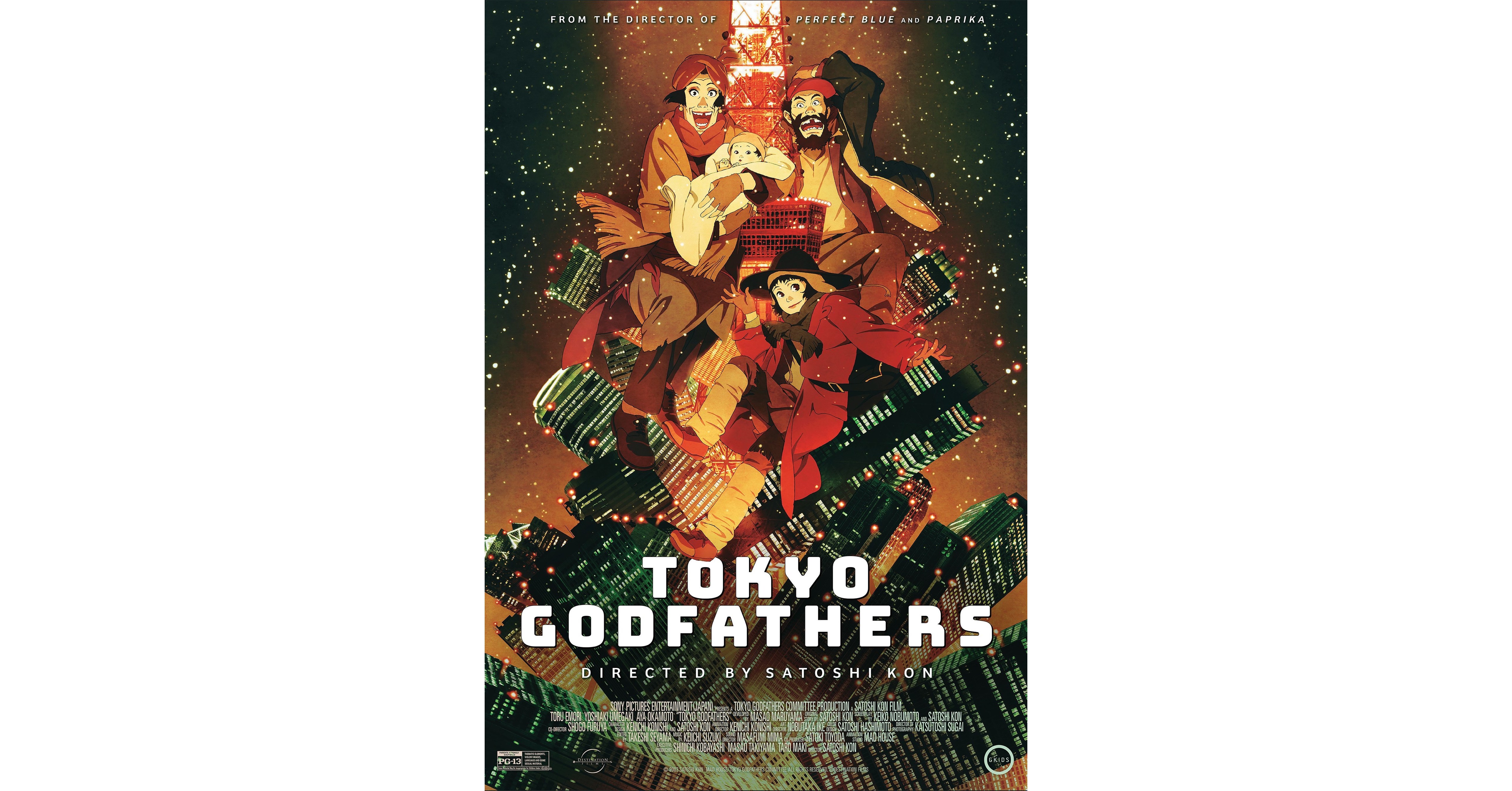 Satoshi Kon's Classic Animated Feature 'Tokyo Godfathers' Comes to