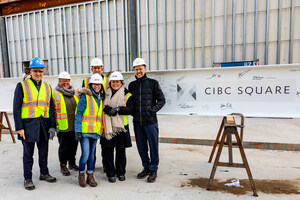 CIBC celebrates milestone as final phase of construction underway at CIBC SQUARE's 81 Bay Street