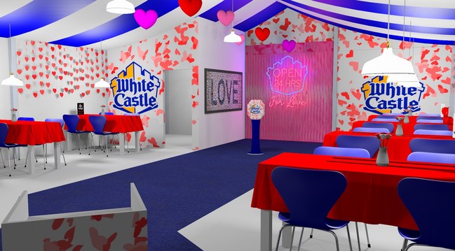 White Castle Expands Its Distinctive Valentine S Day Tableside Service With Pop Up In San Antonio Texas