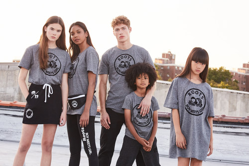 The Roots x BOY MEETS GIRL® limited-edition streetwear collaboration collection. (CNW Group/Roots Corporation)