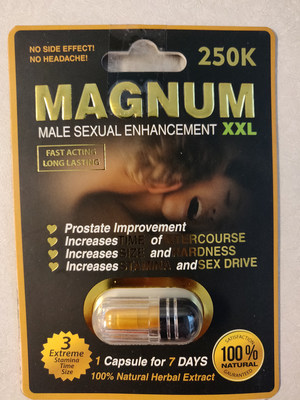 Magnum Male Sexual enhancement XXL (CNW Group/Health Canada)