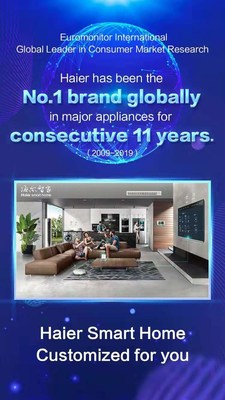 Euromonitor : Haier en tte du classement mondial des principales marques d'appareils lectromnagers  pour la 11e anne conscutive