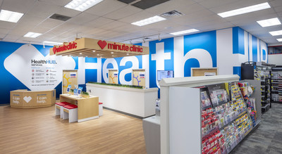 Interior of HealthHUB® location at CVS Pharmacy store