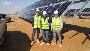 Jolywood Supply N type solar panel to the biggest bifacial Solar plant in Middle East