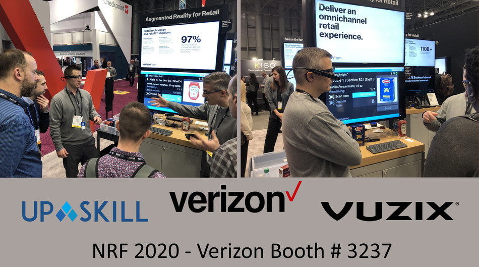 Vuzix M400 Smart Glasses Hands-Free AR Retail Solution Showcased by Verizon at NRF 2020