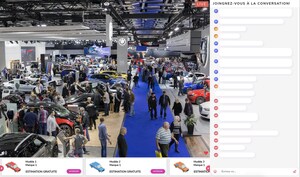 Première canadienne : le Salon International de l'Auto de Montréal se dévoile en direct sur internet grâce à Livescale