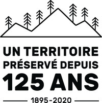 Logo : Sépaq - 125 ans de préservation (Groupe CNW/Société des établissements de plein air du Québec)