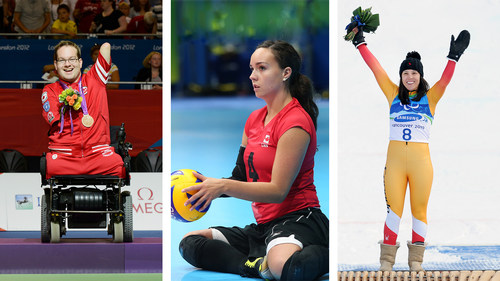 (L to R) Paralympians Josh Vander Vies, Shacarra Orr, and Karolina Wisniewska are joining the Tokyo 2020 Canadian Paralympic Team in support roles. PHOTO: Canadian Paralympic Committee (CNW Group/Canadian Paralympic Committee (Sponsorships))