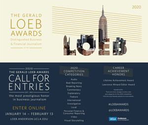 Gerald Loeb Awards Open Call For Entries For 2020 Journalism Competition