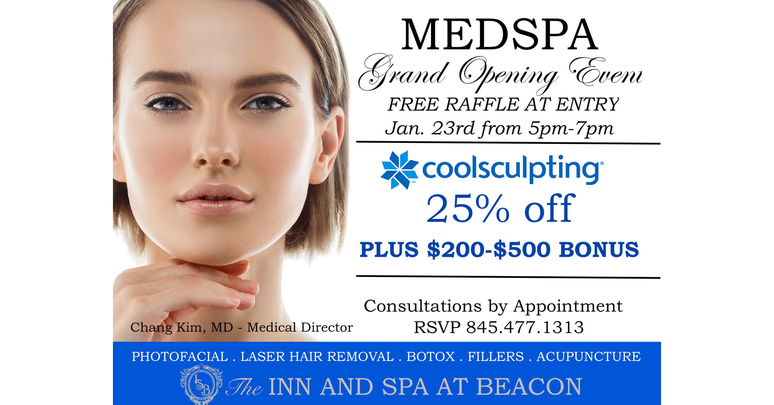 The Inn and Spa at Beacon Announces MedSpa Grand Opening