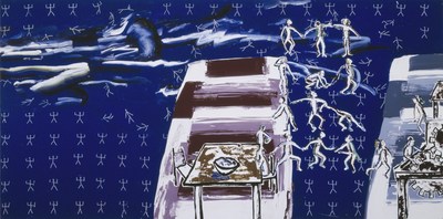 Carol Wainio, Plural Possibilities, 1982 - Collection of the Muse d'art contemporain de Montral (CNW Group/Muse d'art contemporain de Montral)