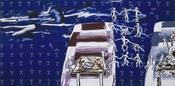 Carol Wainio, Plural Possibilities, 1982 - Collection of the Musée d'art contemporain de Montréal (CNW Group/Musée d'art contemporain de Montréal)