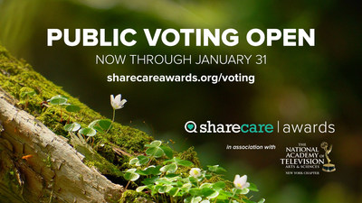 The public voting period for the 2020 Sharing Care Award is open now through Jan. 31, 2020.