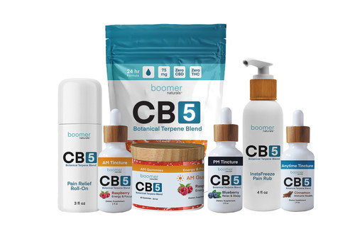 Boomer Naturals New CB5 Product Line