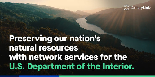We are preserving our nation's natural resources with network services for the U.S. Department of the Interior.